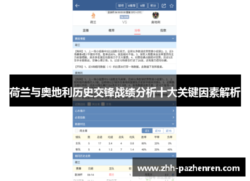 荷兰与奥地利历史交锋战绩分析十大关键因素解析